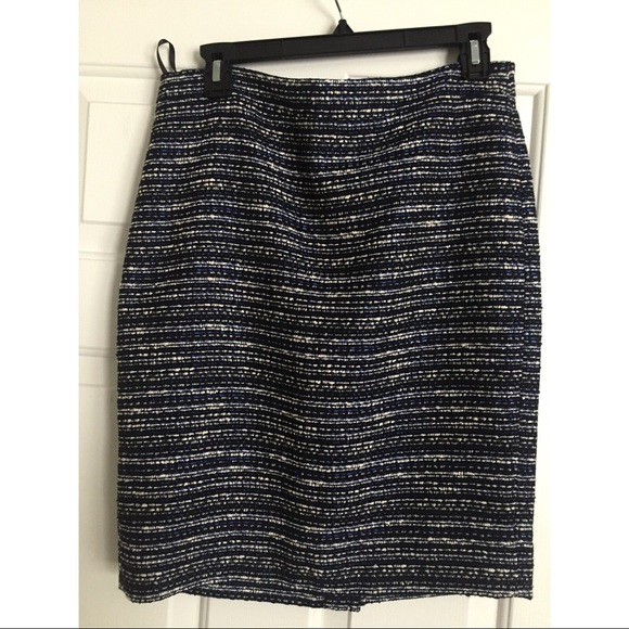 NWT J.Crew Tweed Pencil Skirt sz 4 - Picture 3 of 6